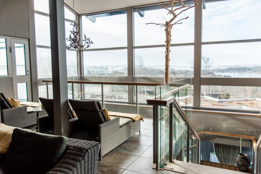 vilsängar i övre loungen