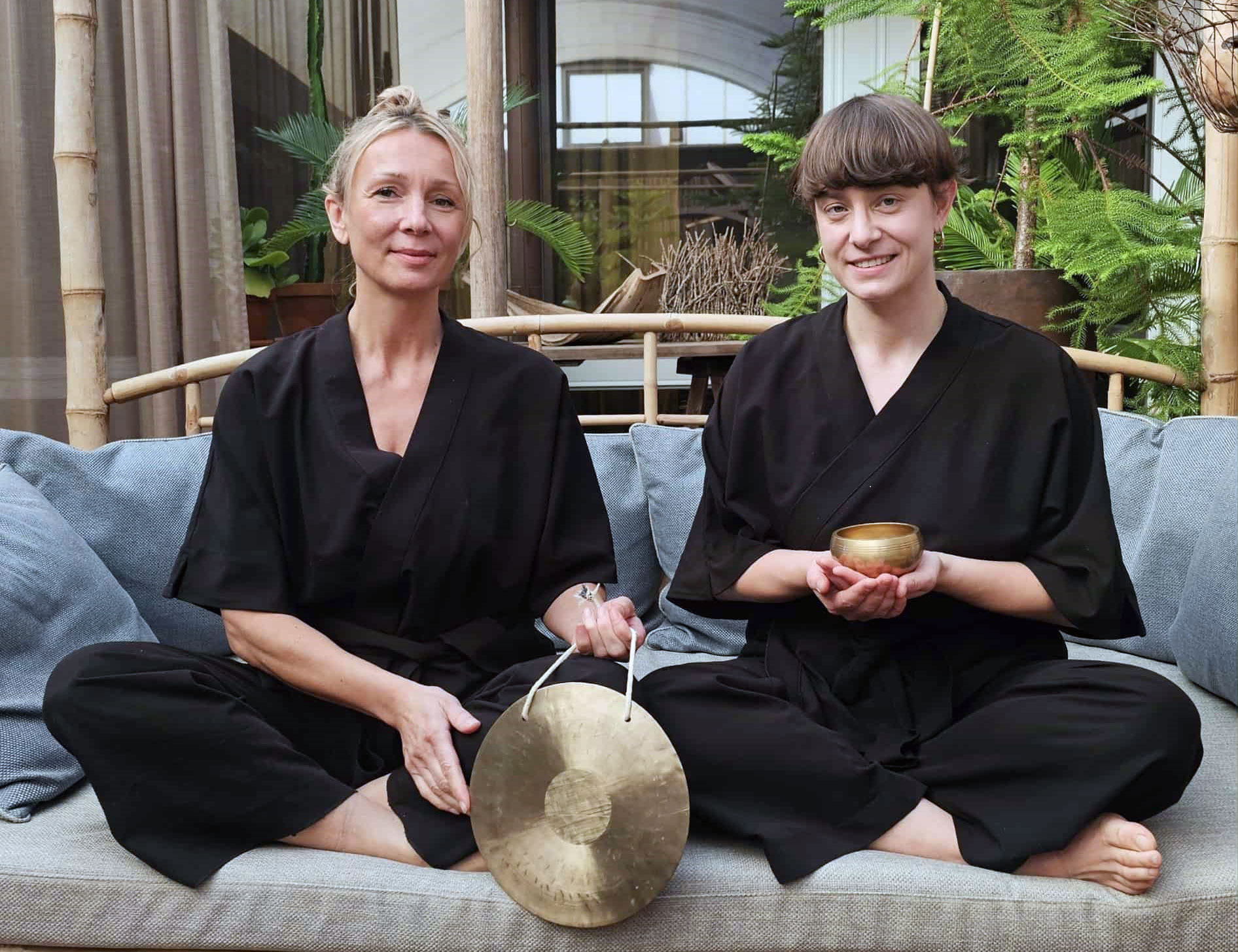 Violeta och Malin instruktörer på Art Garden Spa